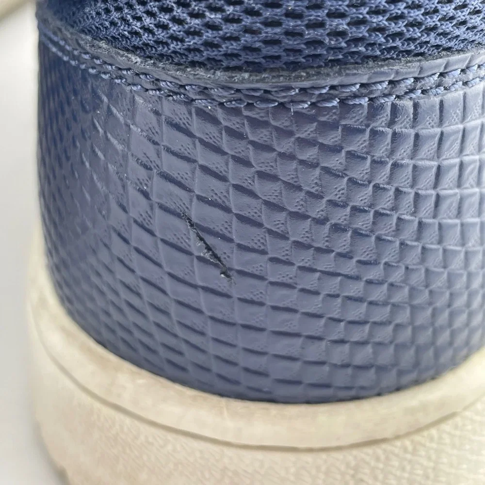 Jordan 1 Retro High Deconstructed Snakeskin Nouveau Navy Blue Sneakers Size‎ 9.5
